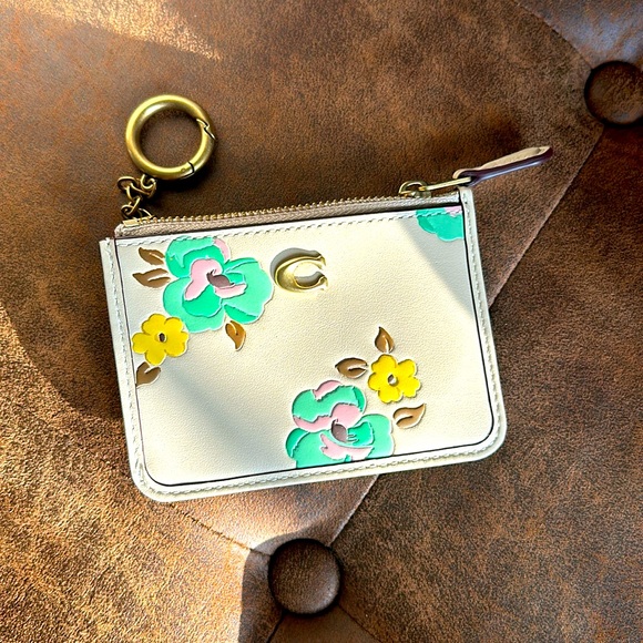 NWT COACH Key Chain Card Case - Picture 4 of 14